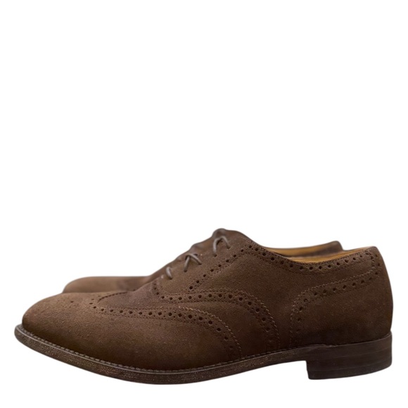 CHARLES TYRWHITT SUEDE OXFORD SHOES - Picture 5 of 10